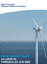 Débat public sur le projet de parc éolien en mer de Courseullles-sur-Mer. Le jeudi 11 juillet 2013 à Lion sur Mer. Calvados.  20H00
